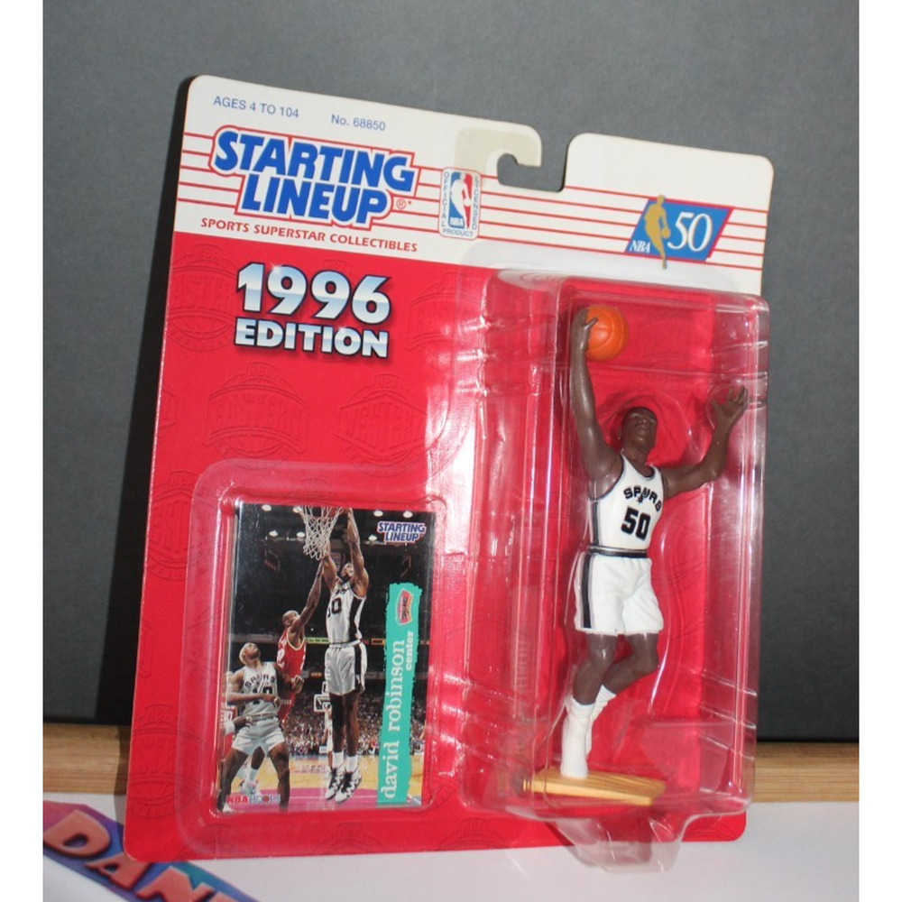 Starting Line Up NBA 50 David Robinson Action Figure Toy Sealed Kenner 1996